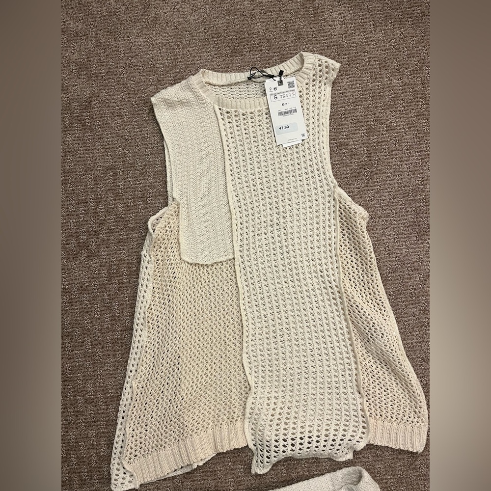 Zara patchwork top